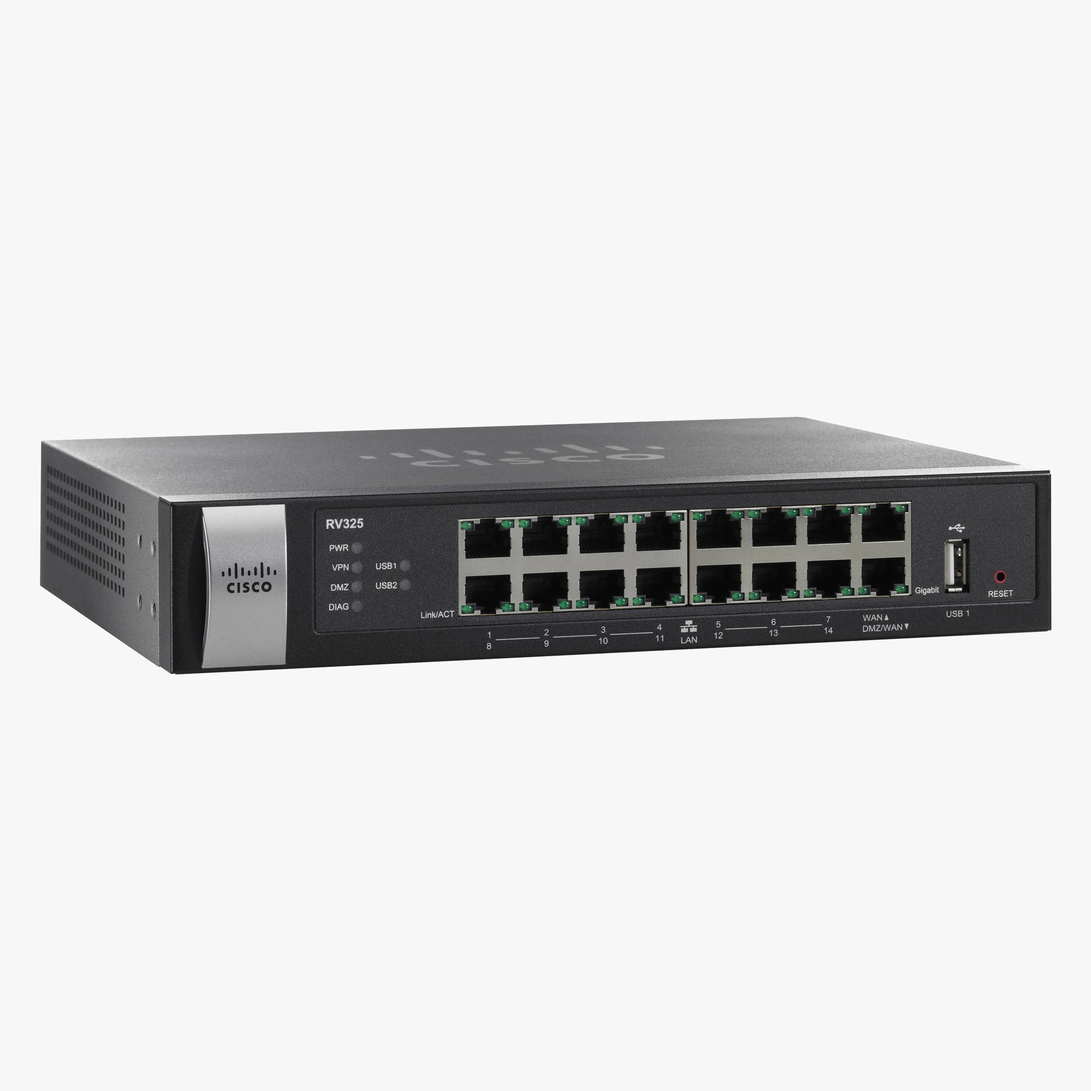 Cisco RV325K9NA Dual Gigabit WAN VPN Router