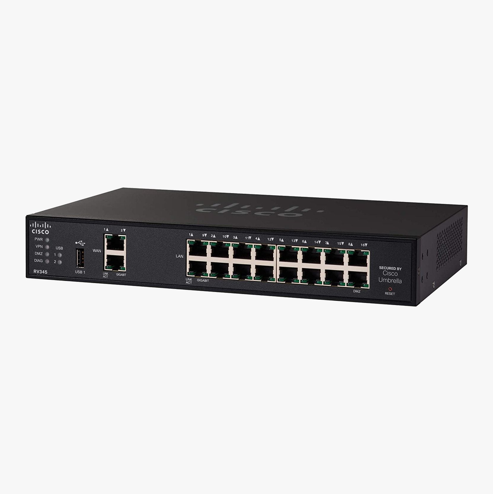Cisco RV345 Dual WAN Gigabit 16-Port VPN Router