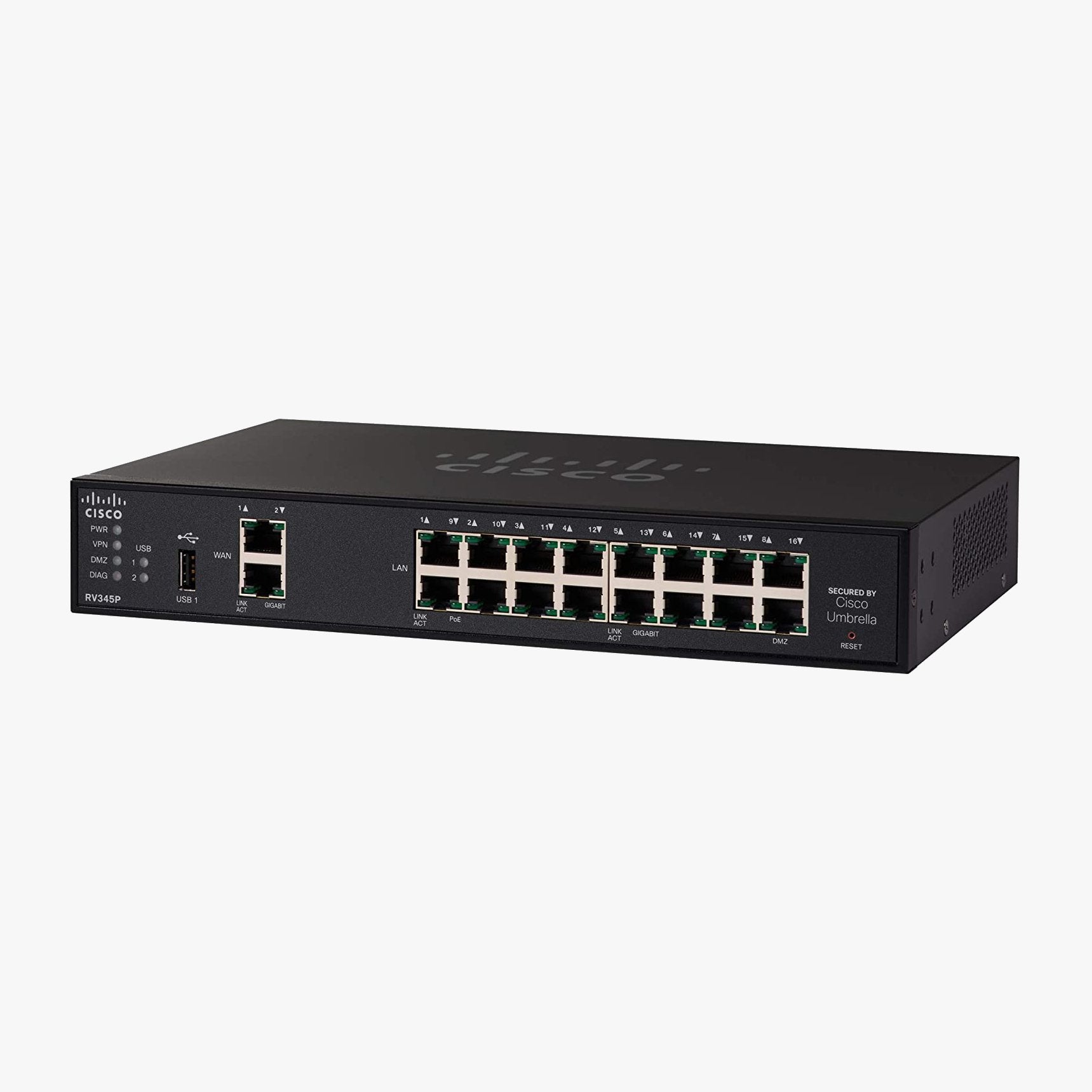 Cisco RV345P 16-Port VPN Router