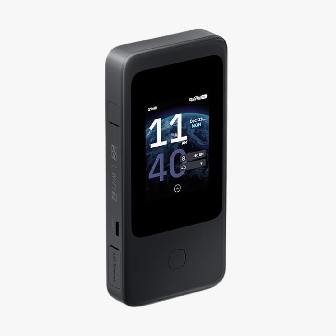 GL.iNet MUDI 7 GL-E5800 5G Wi-Fi 7 Travel Router | eSIM, Dual SIM, 2.5G