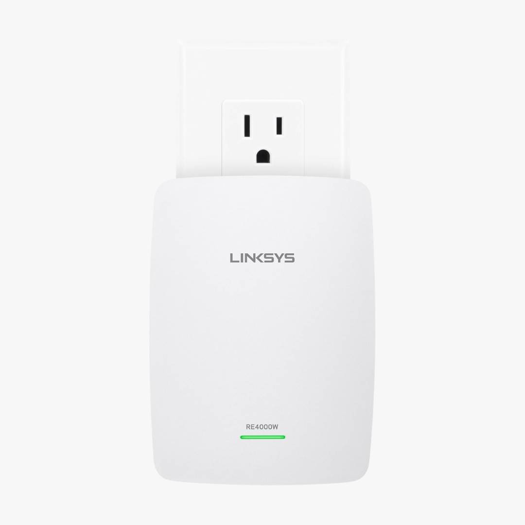 Linksys RE4000W N600 Dual-Band Wi-Fi Range Extender | Up to 7,500 Sq Ft