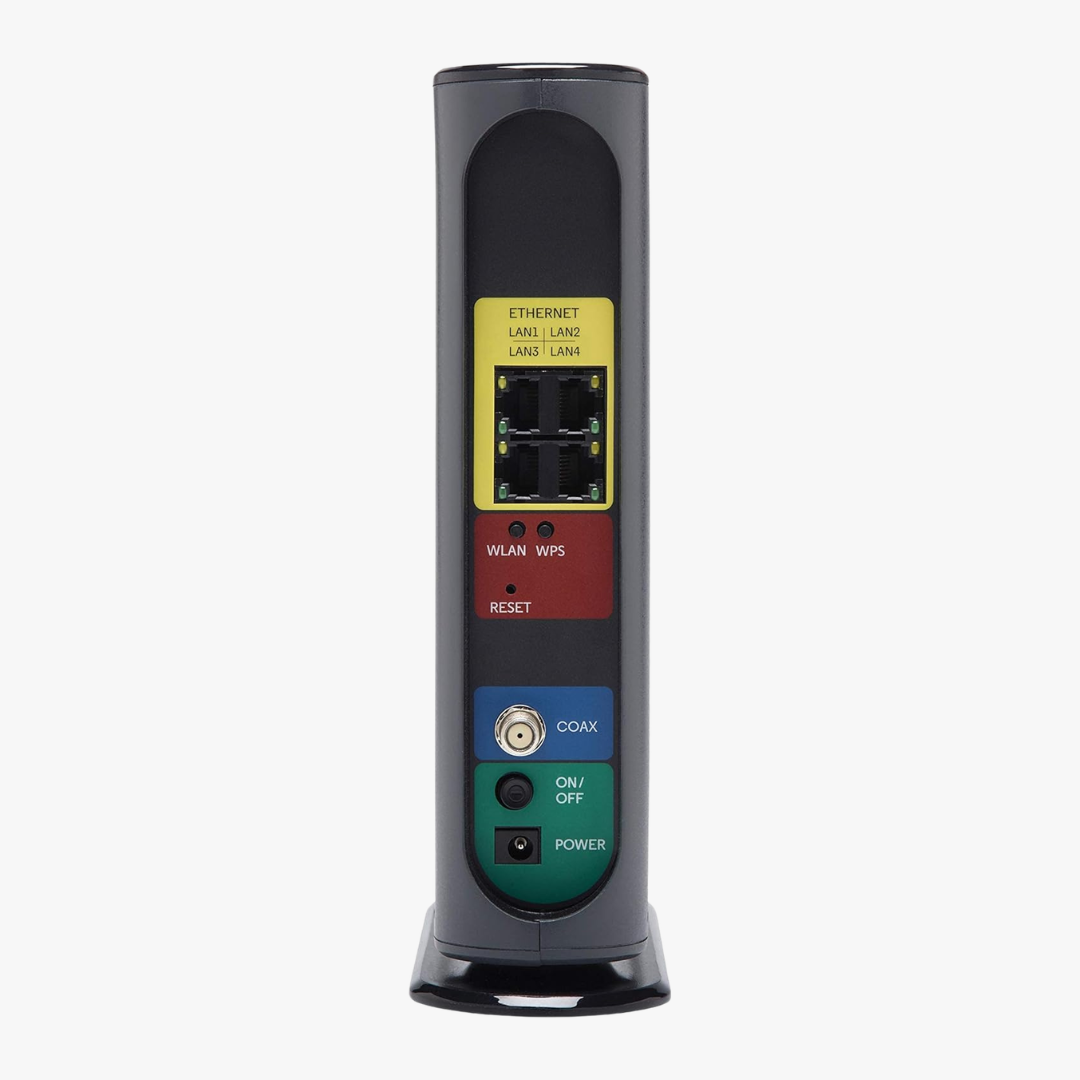 Motorola MG7550 Dual-Band WiFi Cable Modem Ports