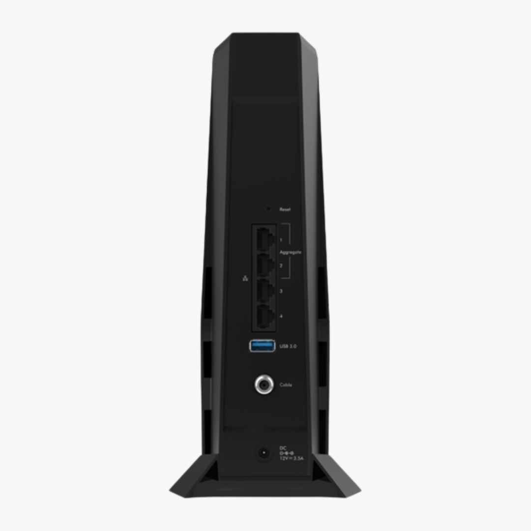 NETGEAR Nighthawk CAX30 AX2700 WiFi 6 Cable Modem Router Combo Ports