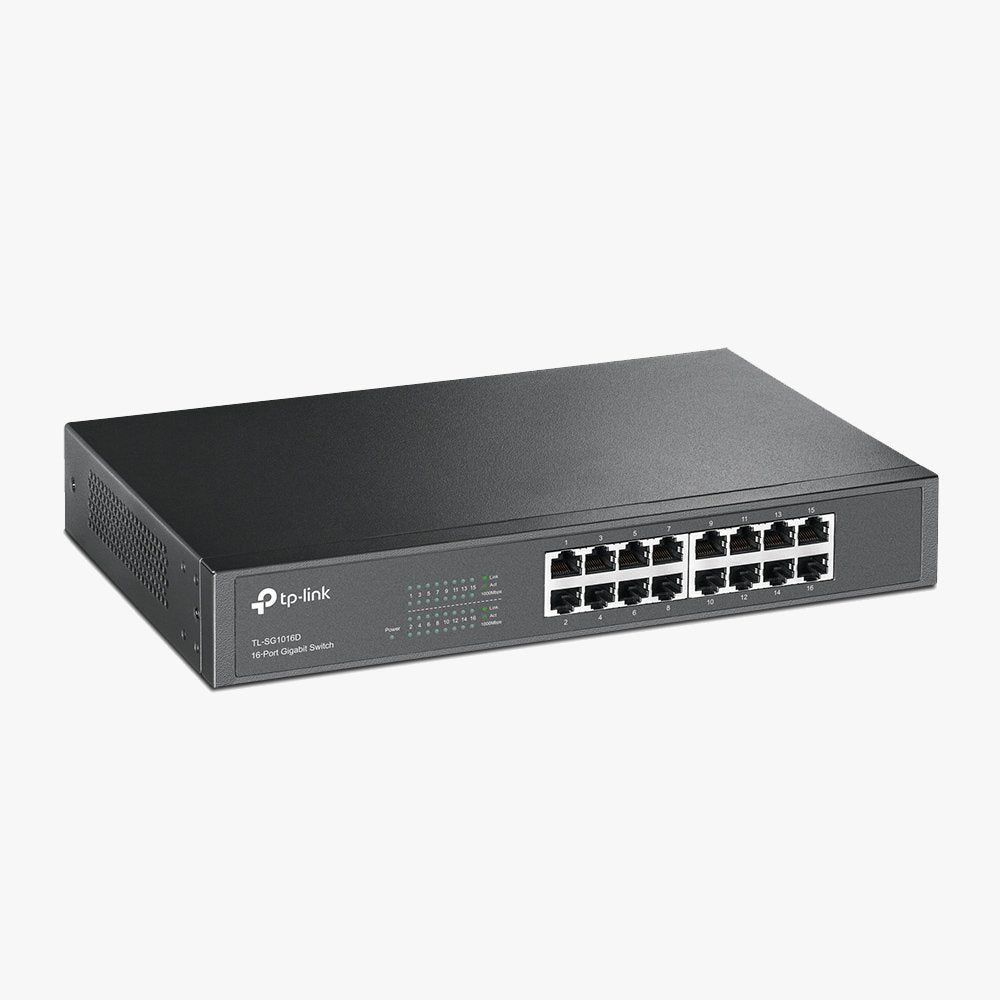 TP-Link TL-SG1016D Unmanaged 16-Port Gigabit Network Switch